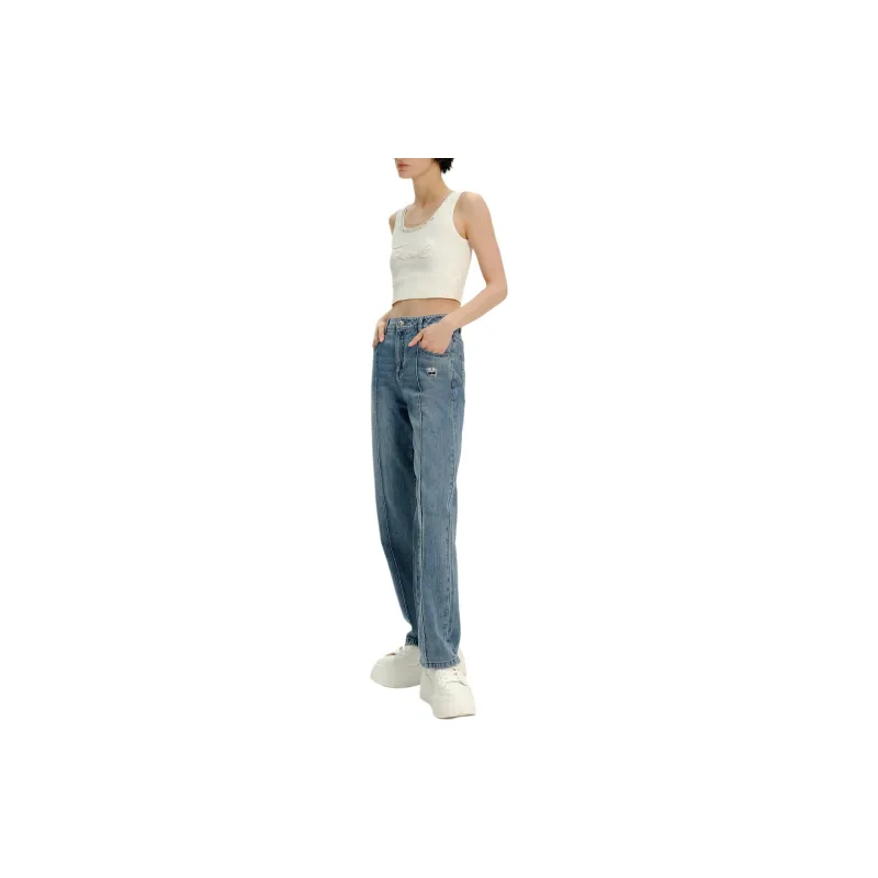 KARL LAGERFELD SS24 Jeans Women's Blue-3