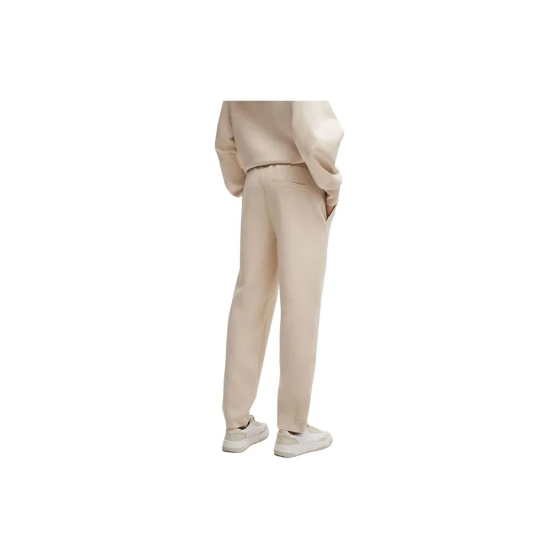 HUGO BOSS Knitted Sweatpants Women's Natural Yellow-2
