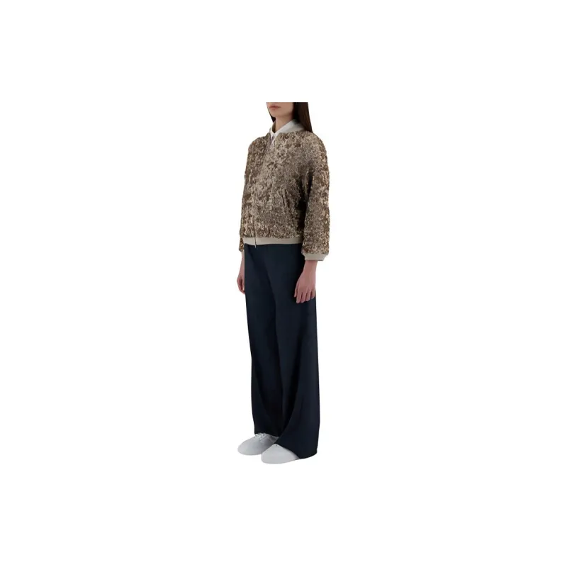 HERNO Sequin embellished Bomber Jacket-6