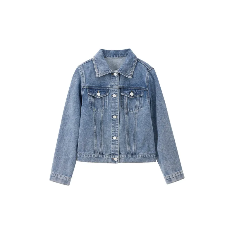 SENTUBILA Denim Jackets Women's Denim Blue-8