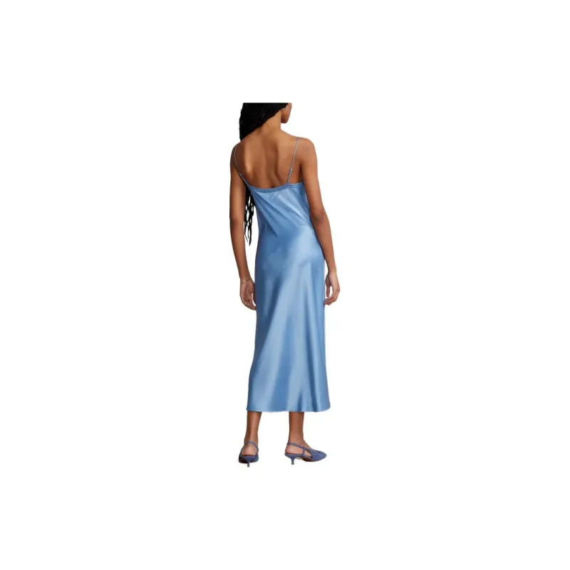 Polo Ralph Lauren Open back Satin Dress-2