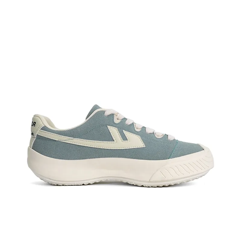 Warrior Sky Power Fashion Canvas Shoes Skateboard Shoes Unisex Light Blue/Beige-1