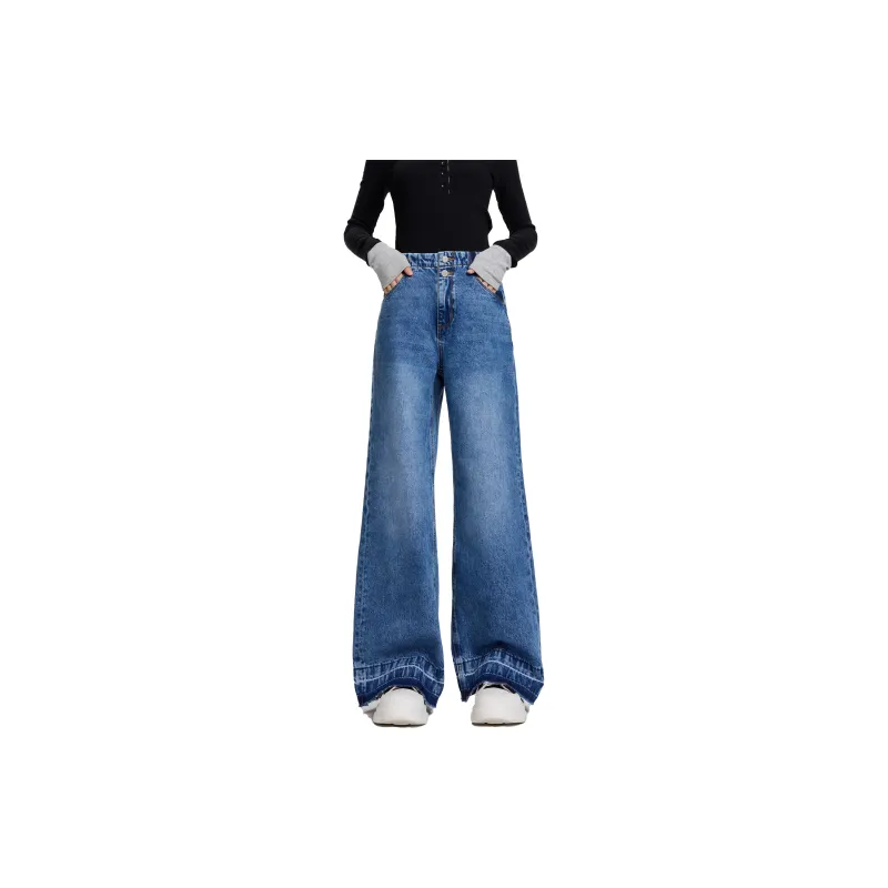 BASIC HOUSE Jeans Women's Blue-3