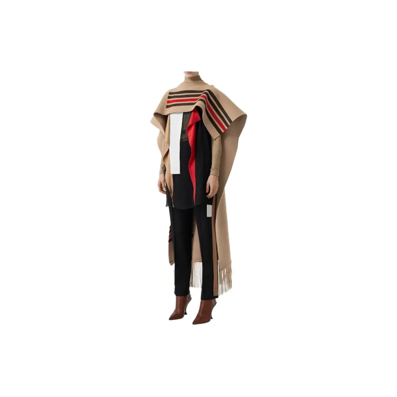 Burberry Cloaks Women's Khaki-3