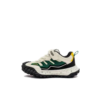 KAPPA KIDS Non slip Lightweight Low Top Kids' Running Shoes Beige Green Kids'