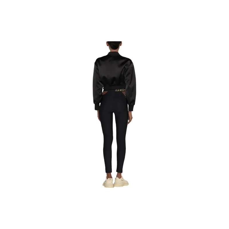 VERSACE Lycra Leggings 'Black'-2