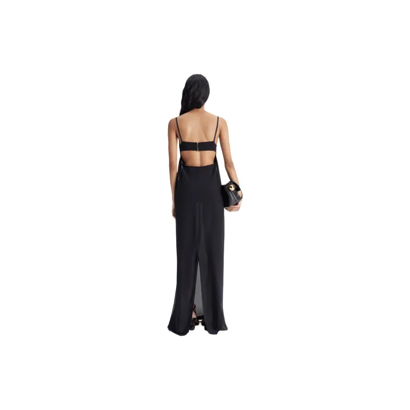Jacquemus La Robe Peplo Empire Maxi Dress-2