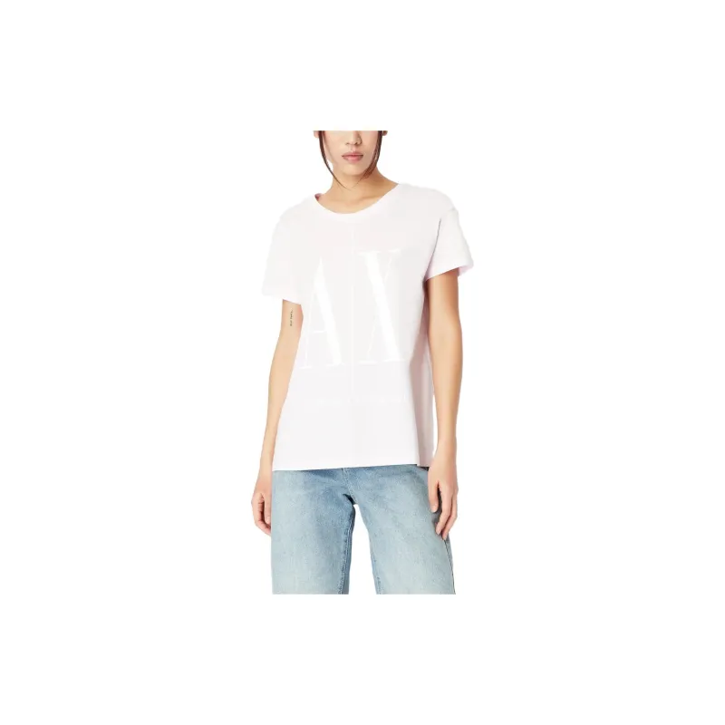 EMPORIO ARMANI T Shirts Women's Light Pink-1