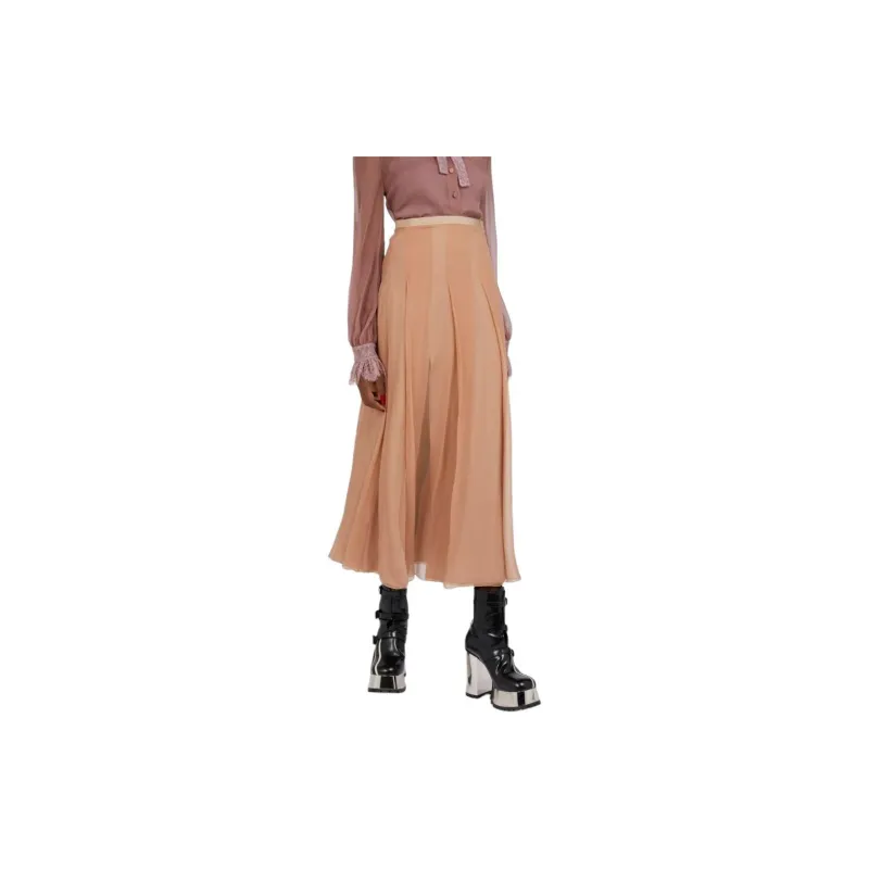 GUCCI Pleated Midi Skirt-2