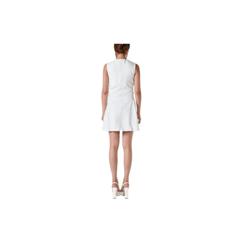 DSQUARED 2 Sleeveless Dress Women's White-2