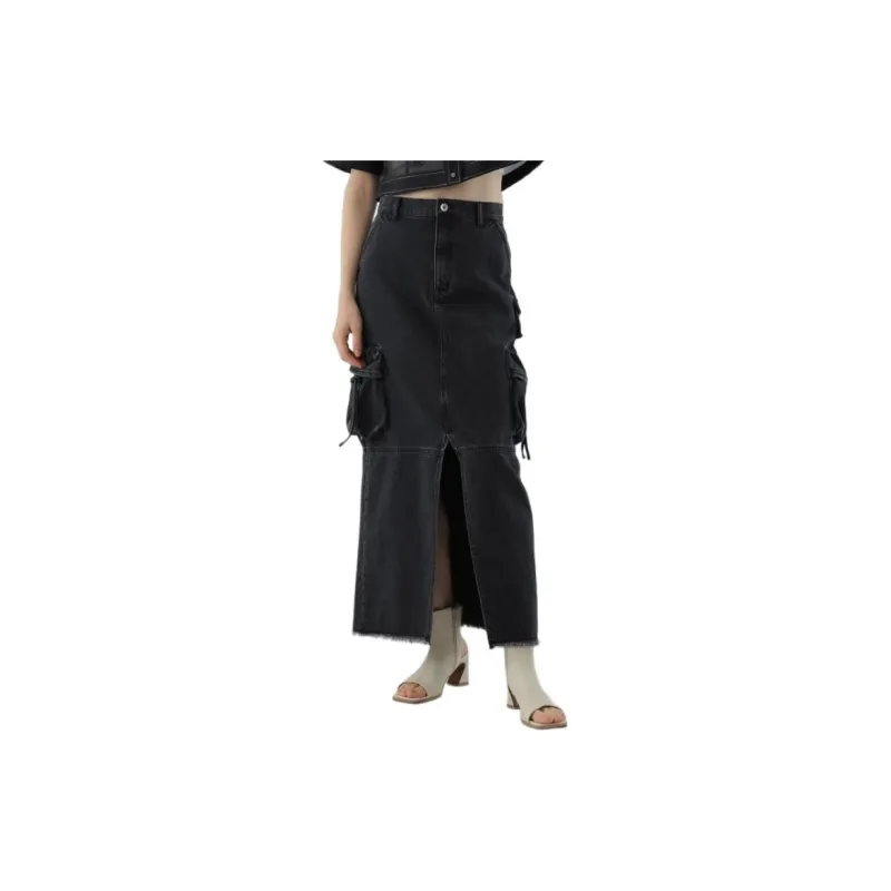 Beams Denim Long Skirts Women's-1