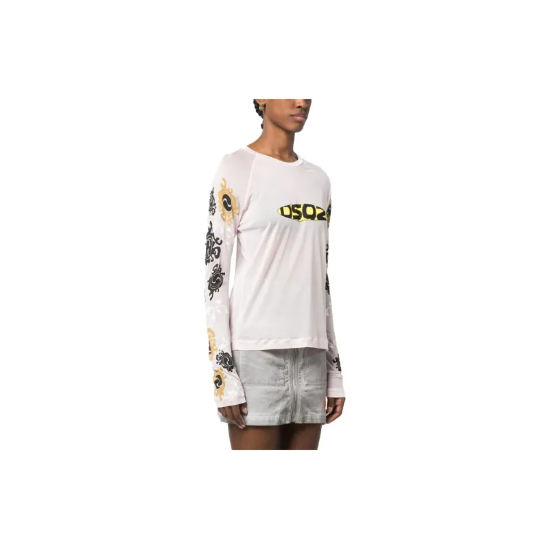 DSQUARED 2 T Shirts Women's Light Pink-1
