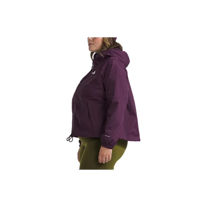THE NORTH FACE Women's Plus Antora Rain Hoodie Jackets & Coats Women's Curry Purple-3