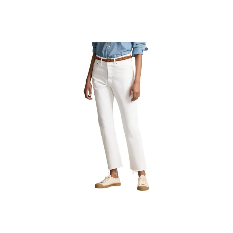 Polo Ralph Lauren High rise Straight leg Cropped Jeans-2
