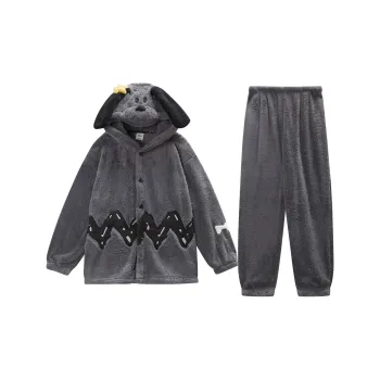 YSO x Snoopy Pajama Set Men's Dark Gray