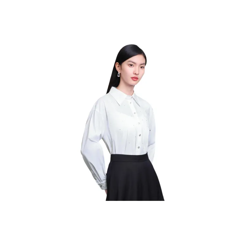 JZ. ANNAKRO Shirt Women's Pure White-3