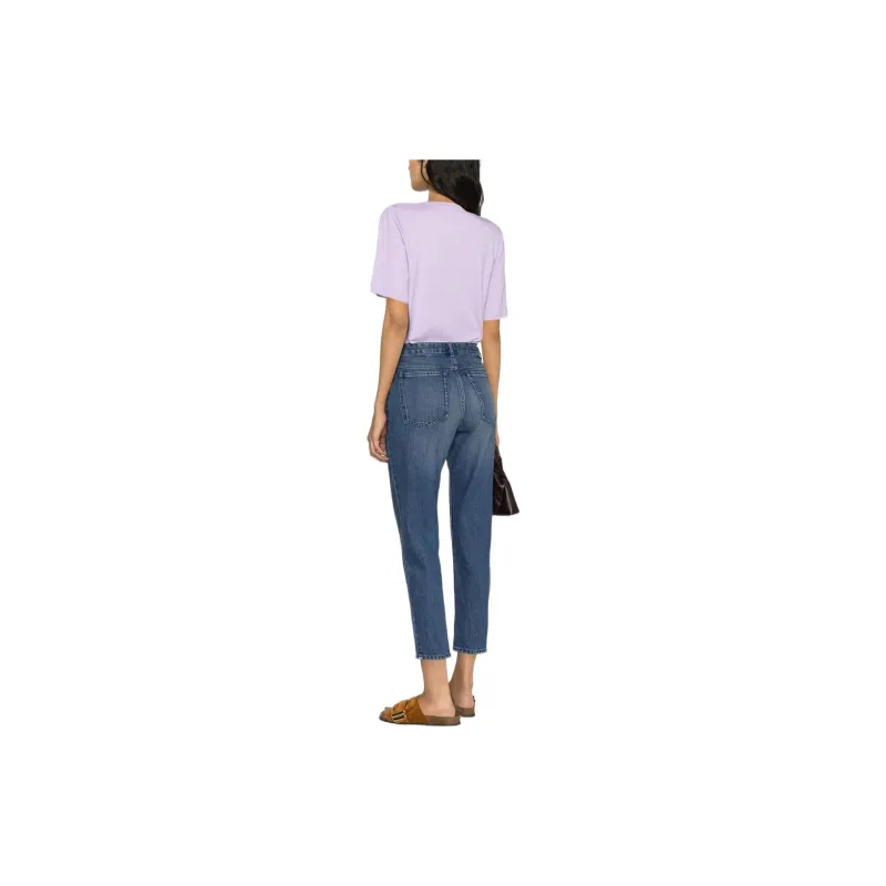 ISABEL MARANT ETOILE Mid Rise Straight Leg Jeans-2