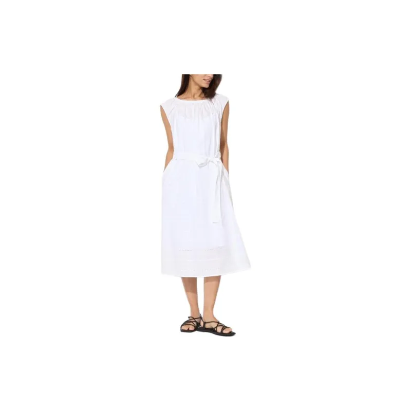UNIQLO Sleeveless Dress Women's White-1