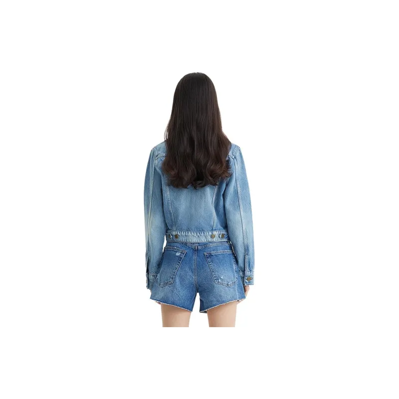 FRAME SS24 Denim Jacket Women's Blue-2