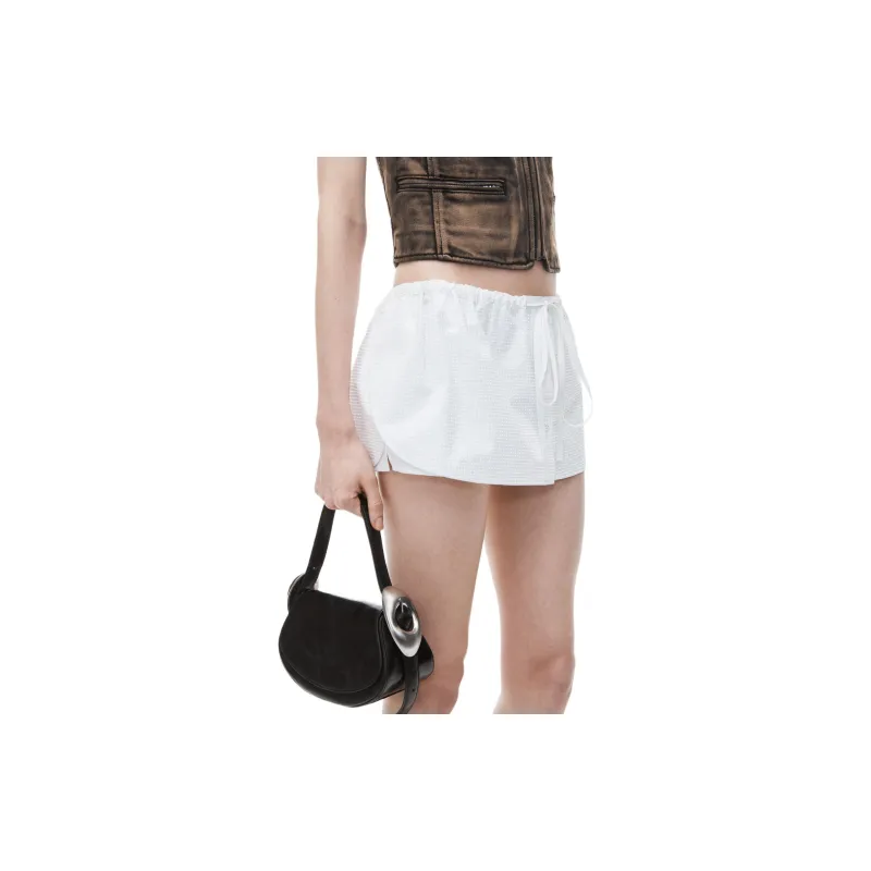 Alexander Wang Crystal embellished Cotton Skort-4