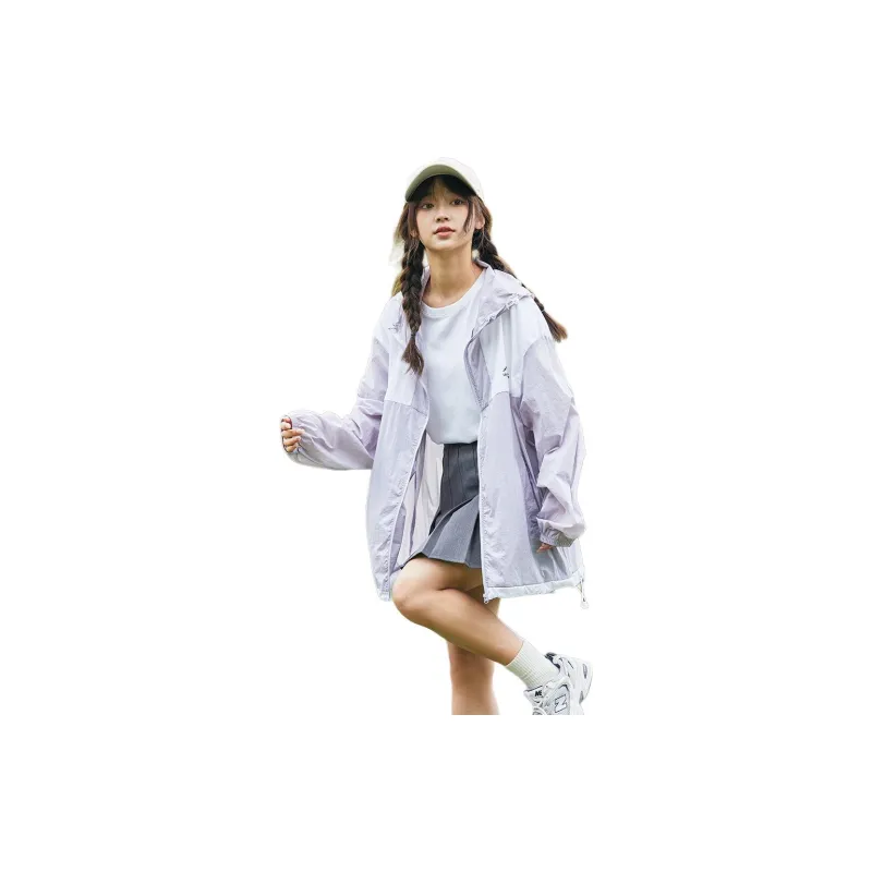 Tonlion Sun Protection Clothing Women's Light Purple-6