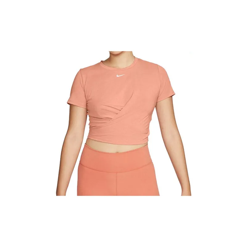 Nike Crop Tops Women's Light Madder Root Umber-3