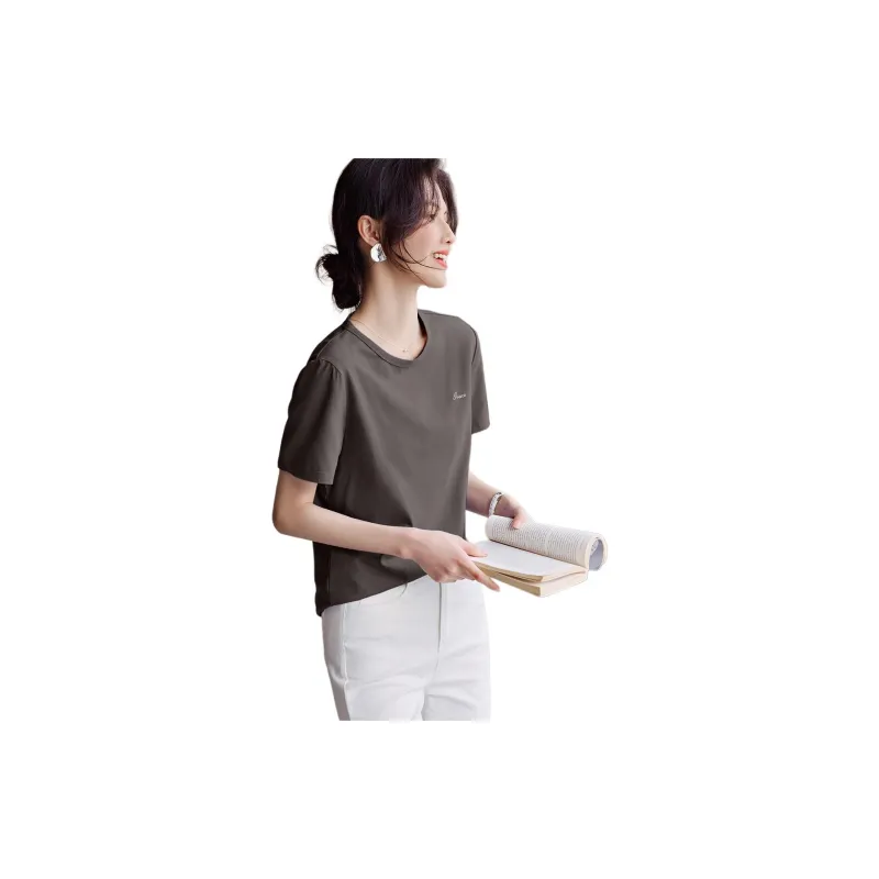 XWI T Shirts Women's Dark Gray-1