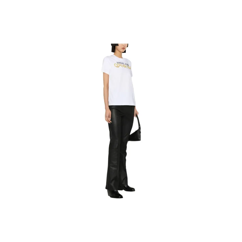 VERSACE JEANS Couture Logo print Cotton T shirt-1