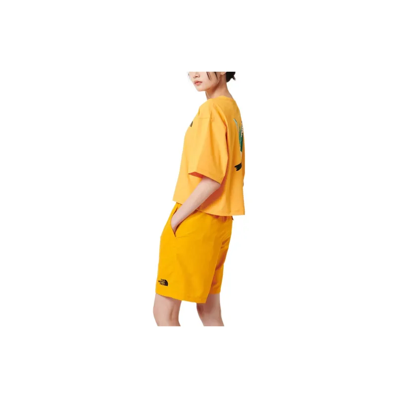 THE NORTH FACE T Shirts Women's Yellow-4