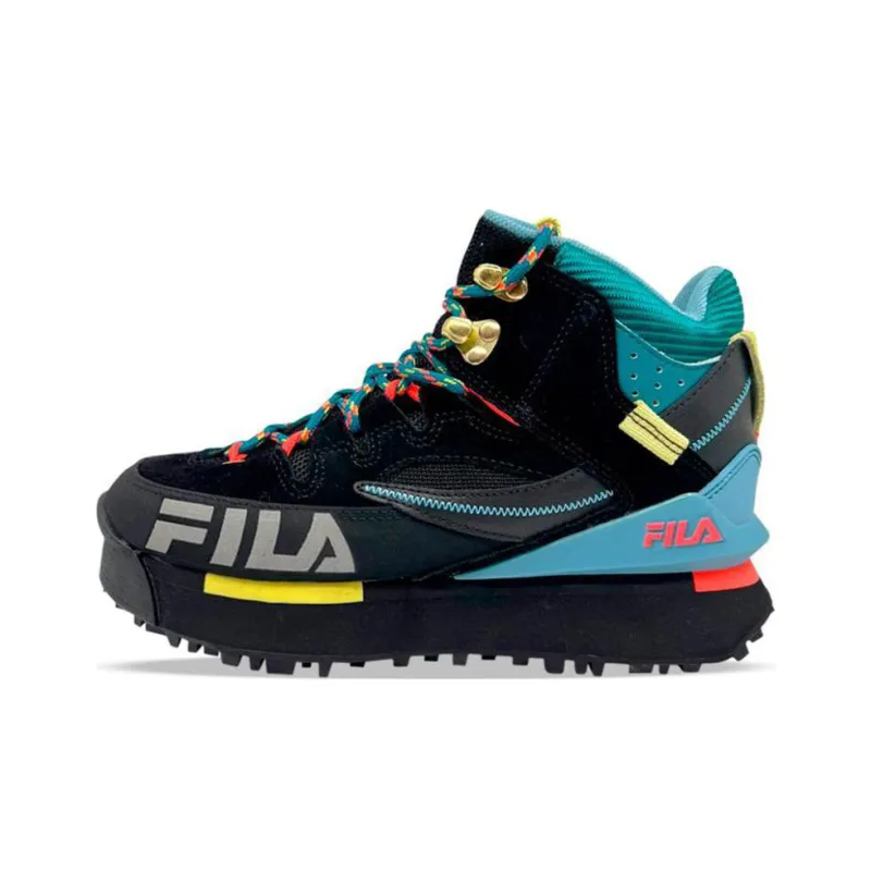 FILA Renno Cushioning, Wear Resistant Low Top Casual Shoes Women's Blue Black-0