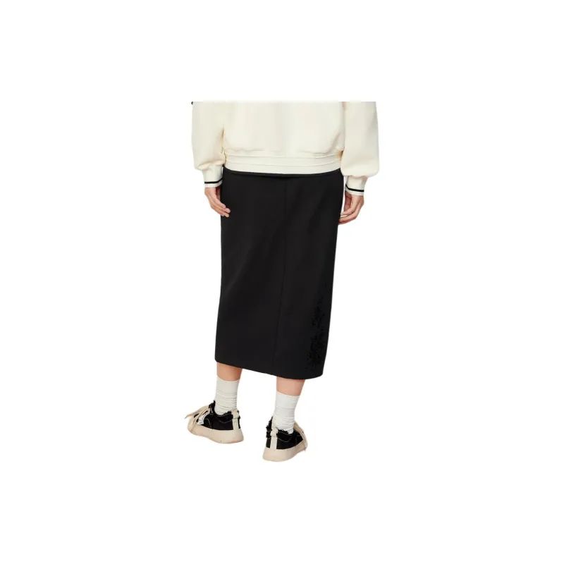 EICHITOO Casual Long Skirts Women's Black-1