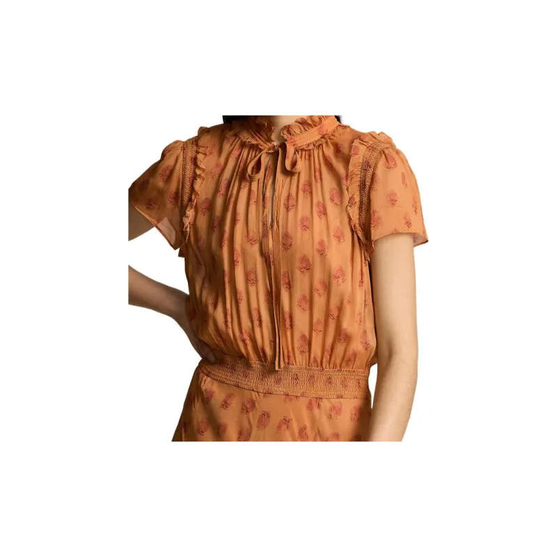 Polo Ralph Lauren SS24 Short-Sleeved Dresses Women's Brown-2