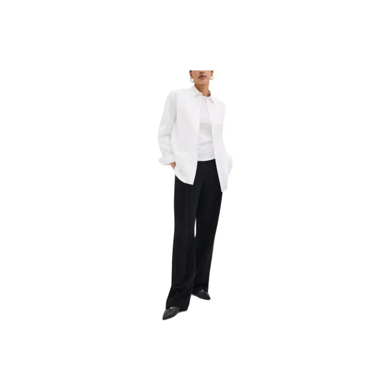 THEORY Classic Collared Long Sleeve Shirt-1