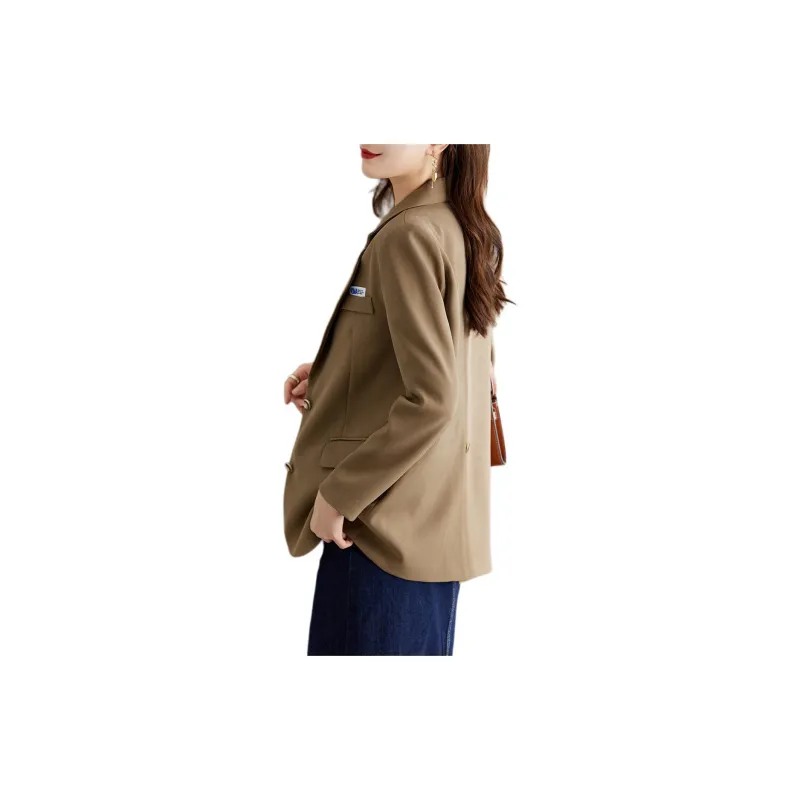 TERRE BLEUE Business Suit Women's Dark Coffee-5