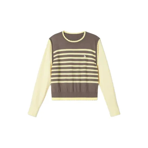 P.Salt Sweaters Women's Light Yellow