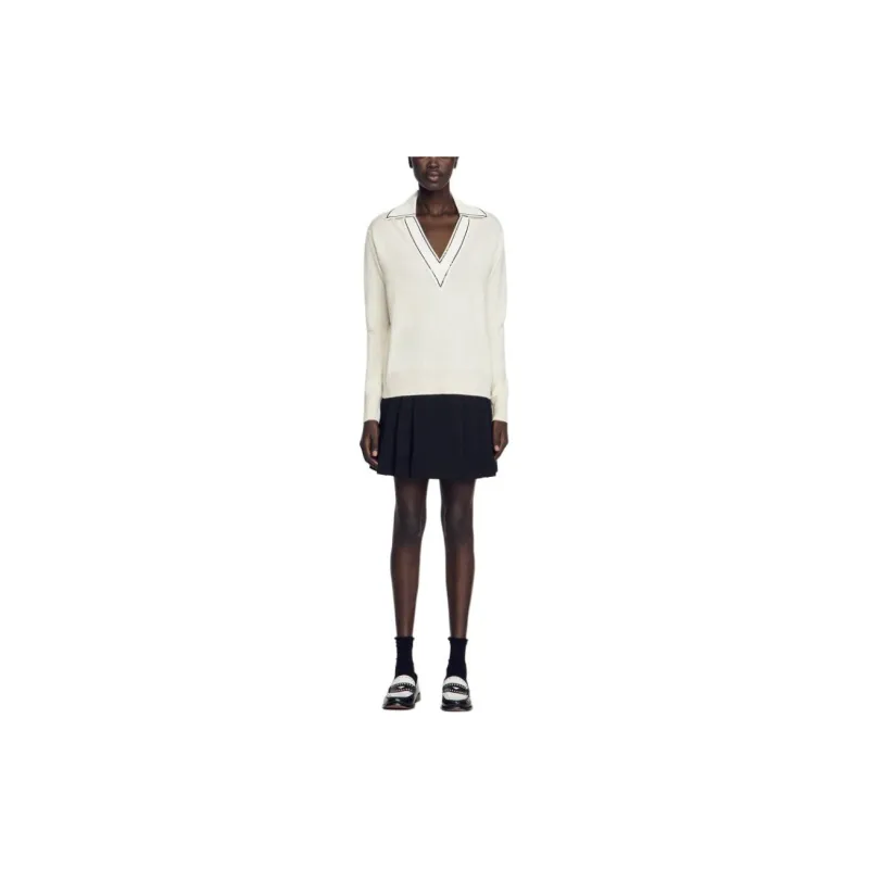 Sandro Sweaters Women's White-3