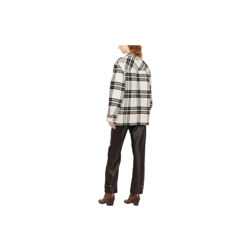 ISABEL MARANT ETOILE Every Checked Padded Jacket-2