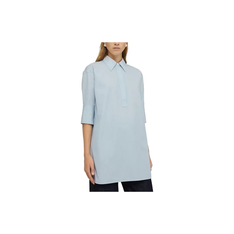 JIL SANDER Half Sleeved Relaxed Fit Shirt-1