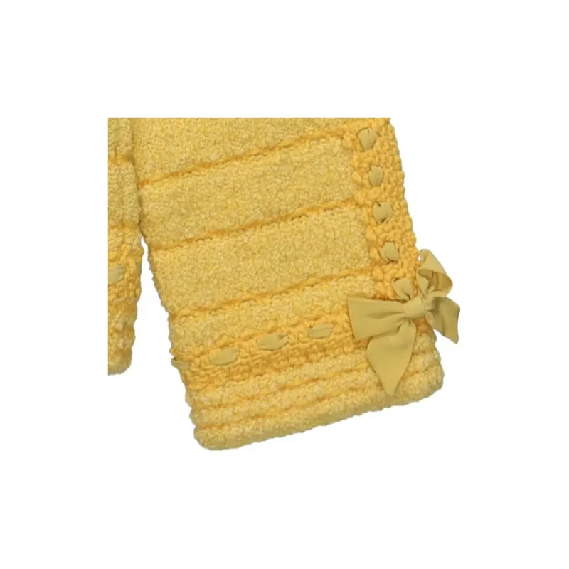 GUCCI SS23 Knitted Fabric Cardigan Women's Yellow-5