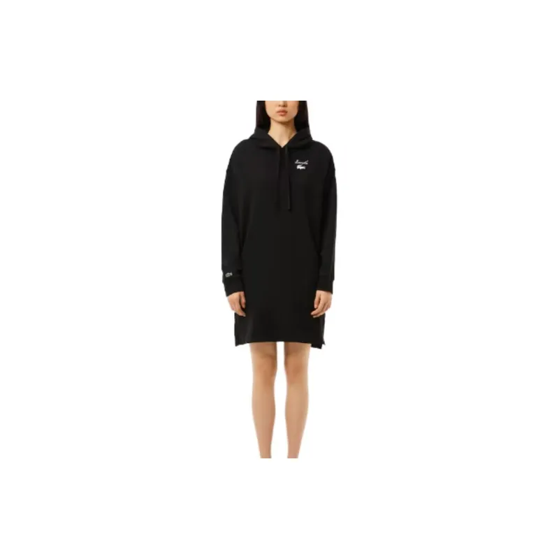 LACOSTE Long Sleeved Dress Women's Black-1