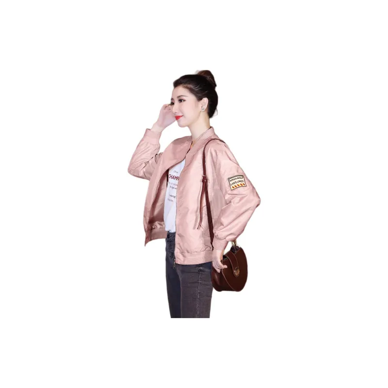 Mo Han Yi Mei Baseball Jacket Women's Pink-1