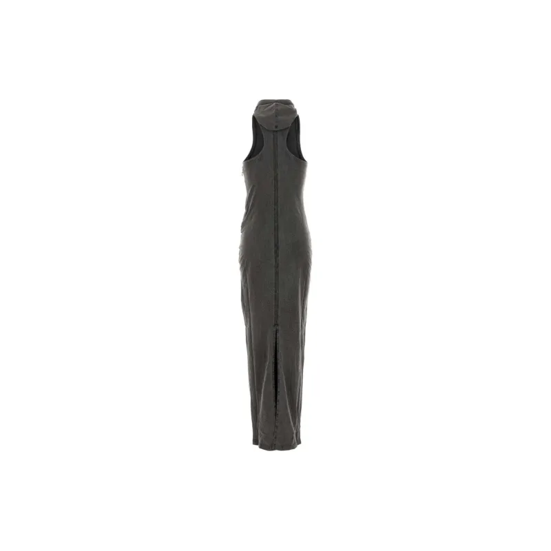 Alexander Wang Cowl Neck Racer Back Fitted Long Dress-1