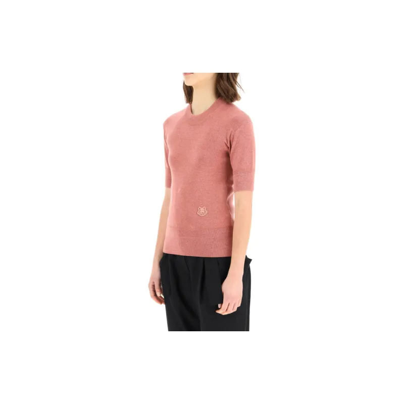 KENZO SS21 Slim Fit Knitwear Women's Light Pink-3