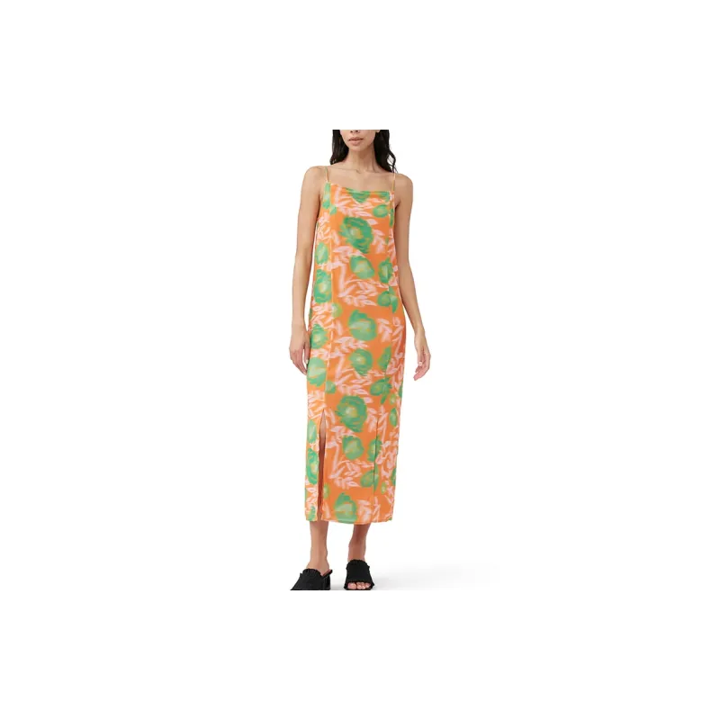 GANNI Floral-print Slip Dress-2