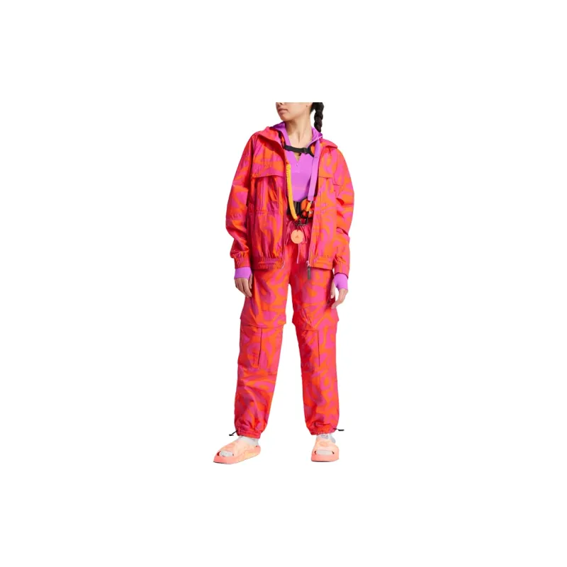 Adidas Stella McCartney Casual Pants Women's Vibrant Orange/Genuine Scarlet-2