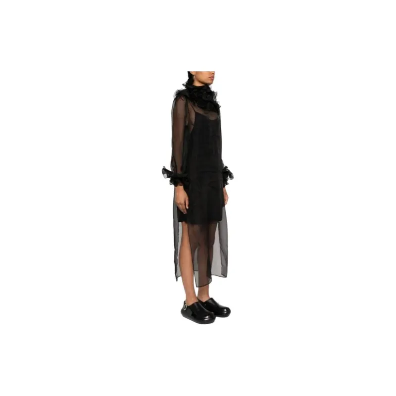 BODE Long-Sleeved Dresses Women's Black-2