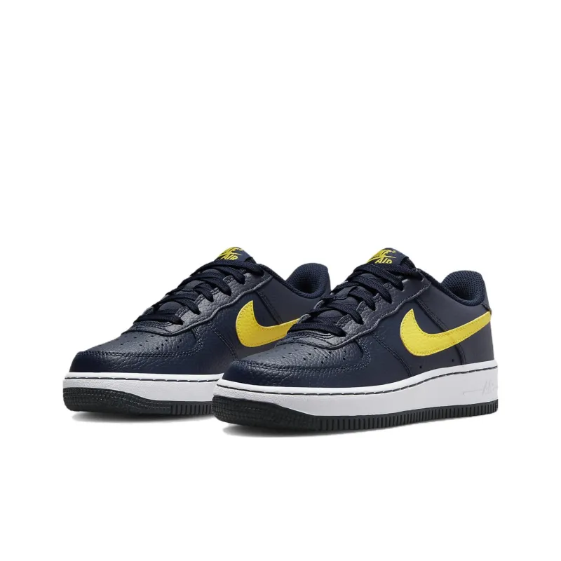 Nike Air Force 1 Low GS Black Yellow-2