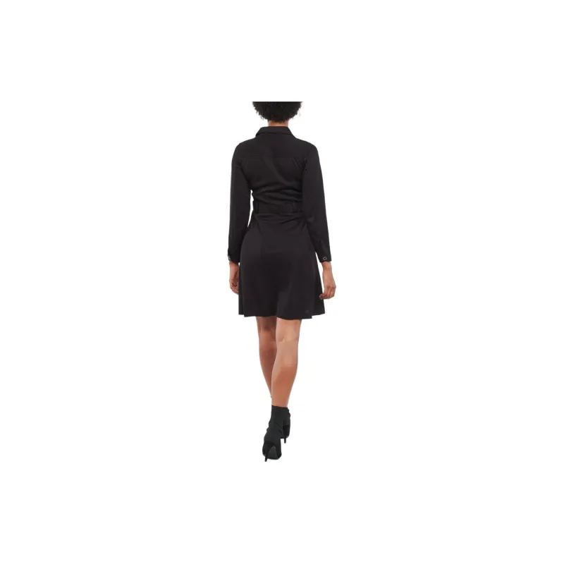 GUESS Long Sleeved Dress Women's Black-1
