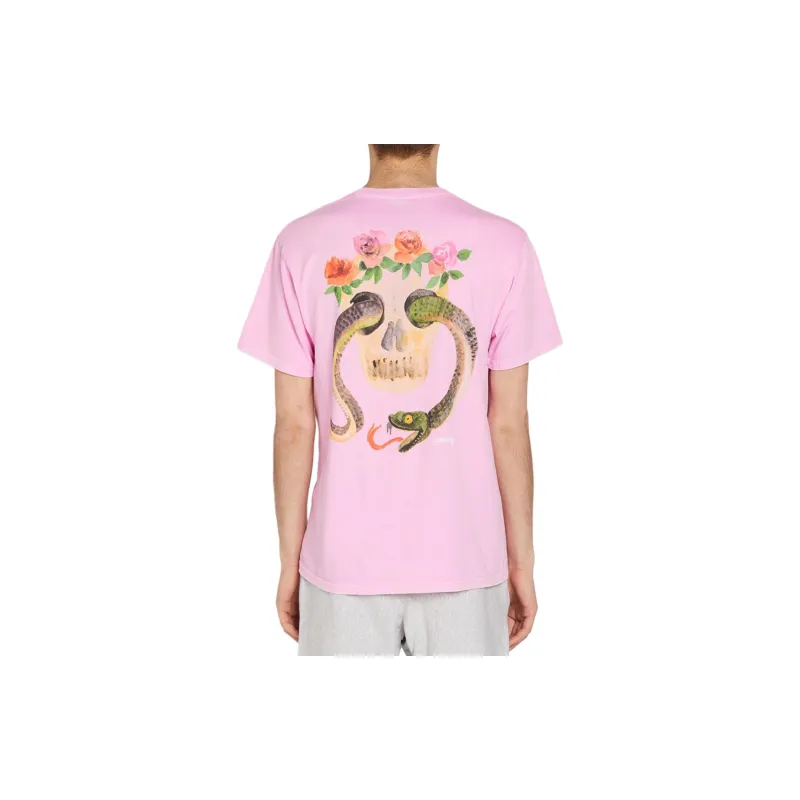 Stussy T-Shirts Women's Pink-2