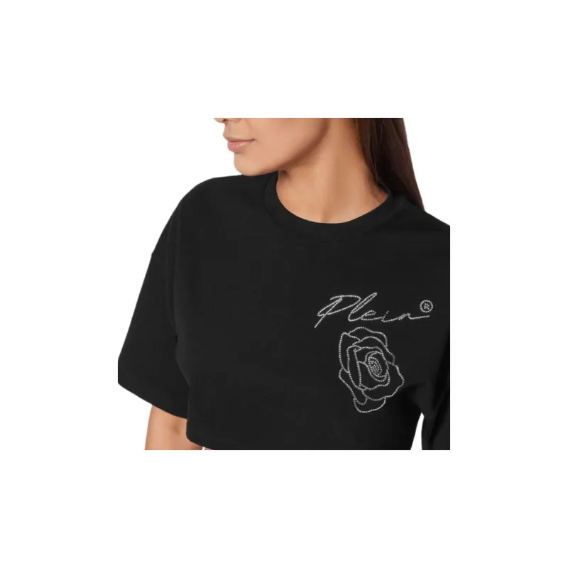 PHILIPP PLEIN Roses Crop Top-2